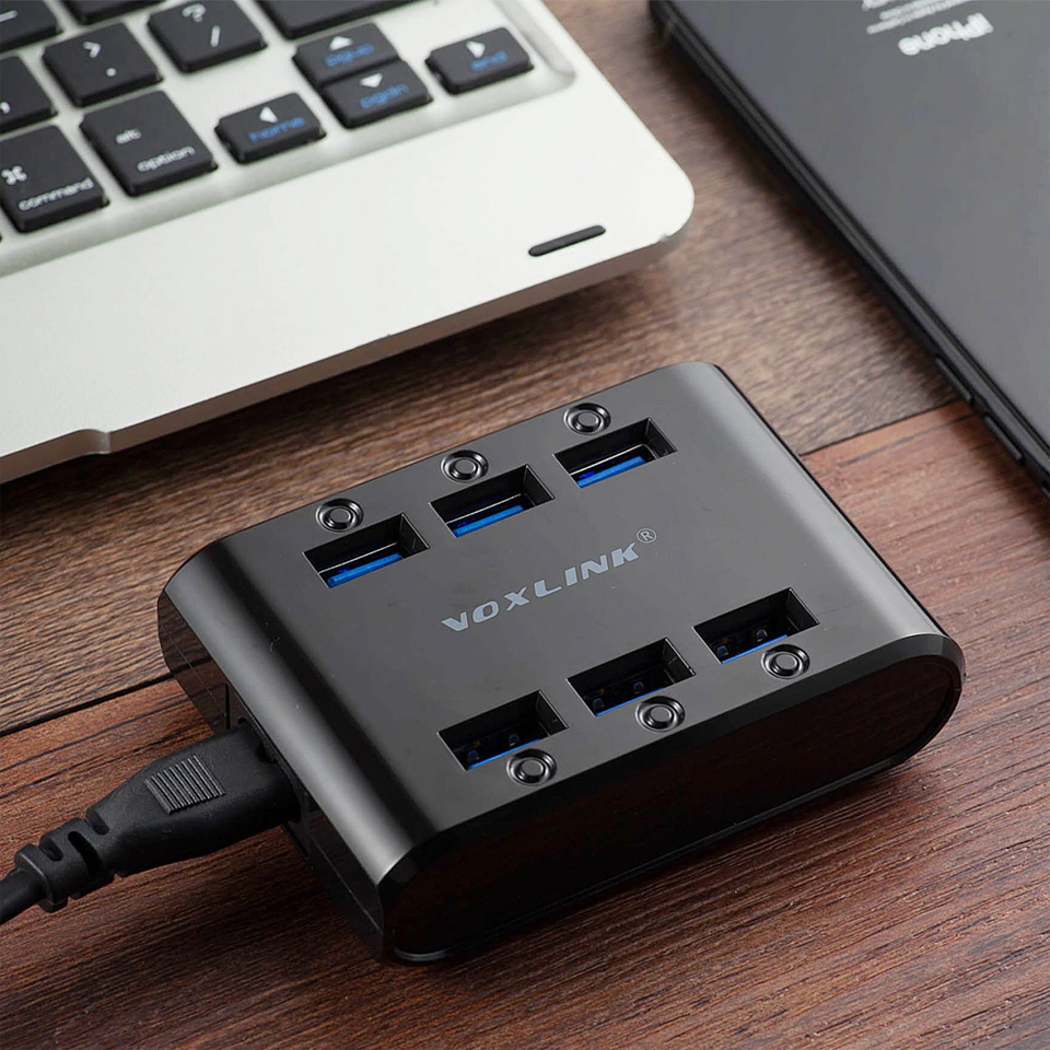Portable 6-Slot Charging Station