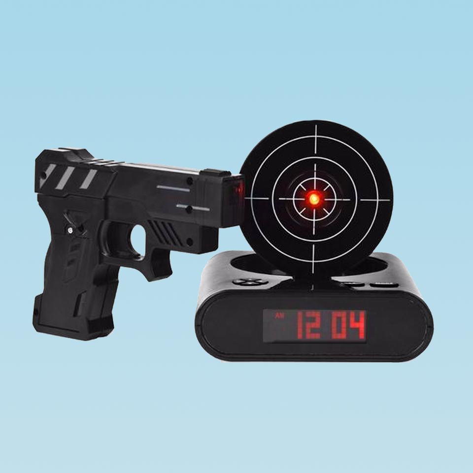 Laser Gun Alarm Clock